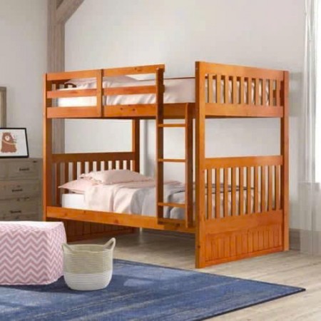 B012 Oak : Giường 2 Tầng Leo Thang - 1m / 1m B012 Oak : Giường 2 Tầng Leo Thang - 1m / 1m